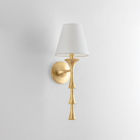 Hudson Valley Vails Gate Wall Sconce in Vintage Gold Leaf Finish Model: 4521-VGL