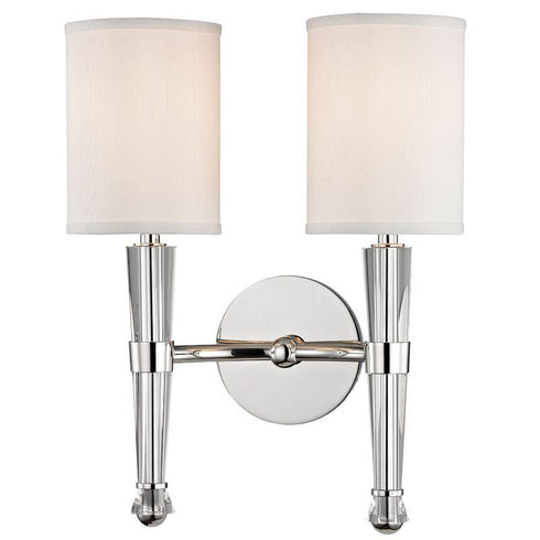 Hudson Valley Volta Wall Sconce in Polished Nickel Finish Model: 4120-PN