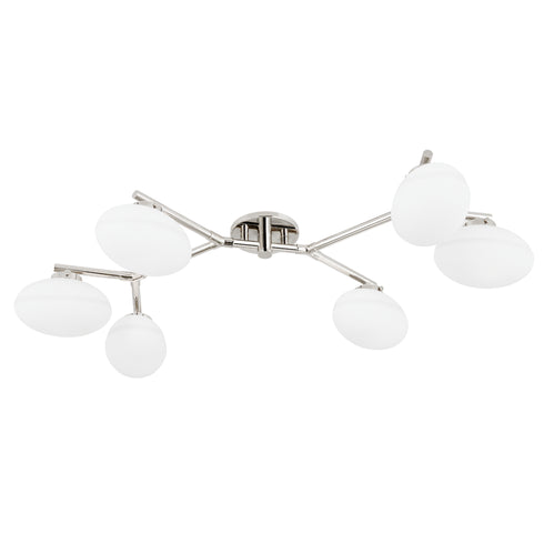 Hudson Valley Wagner 6 LIGHT SEMI FLUSH in Old Bronze Finish Model: 5541-OB