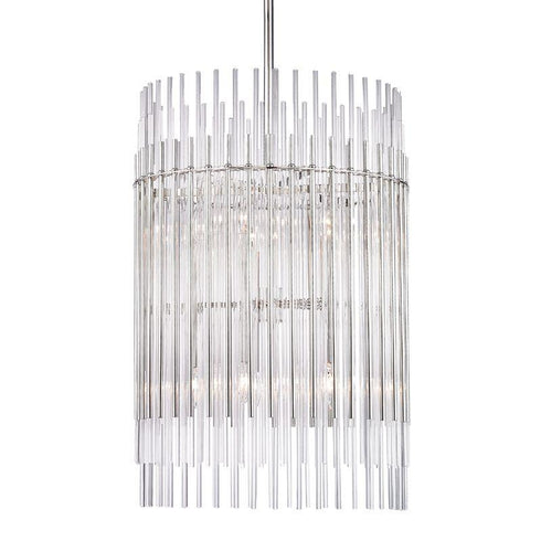 Hudson Valley Wallis 10 LIGHT PENDANT in Polished Nickel Finish Model: 6320-PN