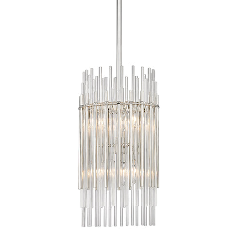 Hudson Valley Wallis 6 LIGHT PENDANT in Polished Nickel Finish Model: 6310-PN