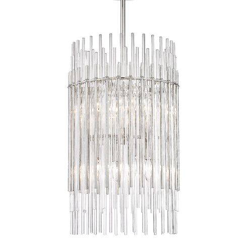 Hudson Valley Wallis 8 LIGHT PENDANT in Polished Nickel Finish Model: 6315-PN