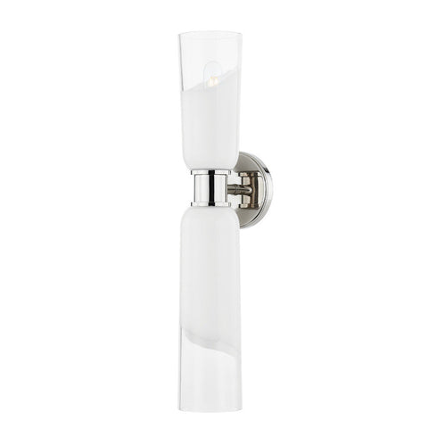 Hudson Valley Wasson 2 LIGHT WALL SCONCE in Aged Brass Finish Model: 9602-AGB
