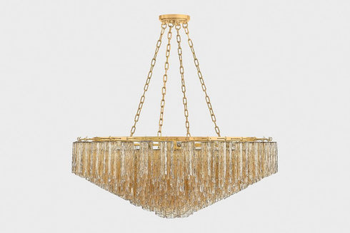 Hudson Valley Watertown Chandelier in Aged Brass Finish Model: 4921-AGB