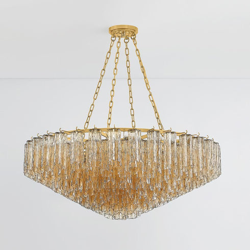 Hudson Valley Watertown Chandelier in Aged Brass Finish Model: 4921-AGB