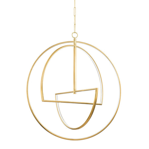 Hudson Valley Welland 3 LIGHT CHANDELIER in Aged Brass Finish Model: 5440-AGB