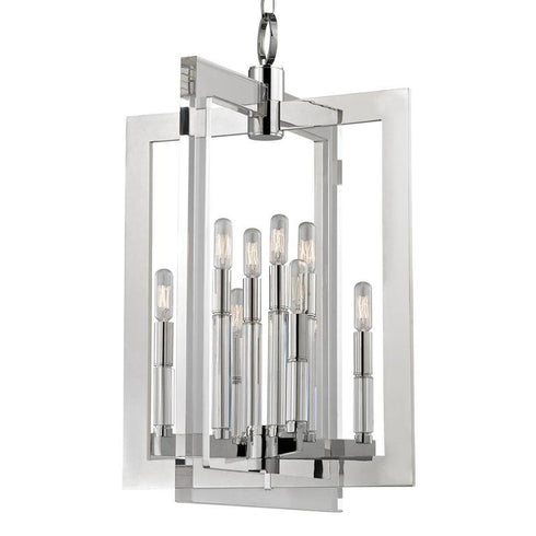 Hudson Valley Wellington Chandelier in Polished Nickel Finish Model: 9323-PN