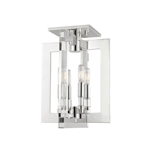 Hudson Valley Wellington Semi Flush in Polished Nickel Finish Model: 9311-PN