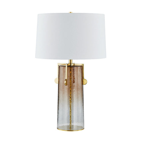 Hudson Valley Wildwood Table Lamp in Aged Brass Finish Model: L3730-AGB