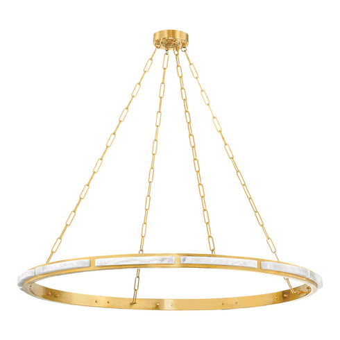 Hudson Valley Wingate Chandelier in Aged Brass Finish Model: 8148-AGB