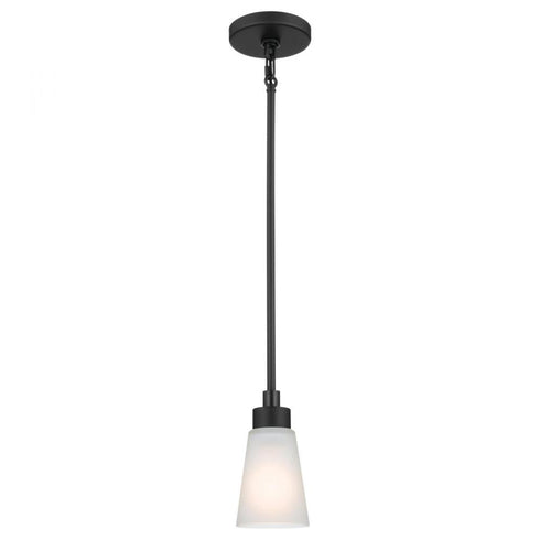 Kichler 1 Light Mini Pendant Model: 52444BK