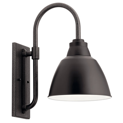 Kichler 1 Light Outdoor Wall Model: 49837BK