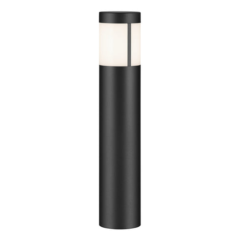 Kichler 12 Volt 2700K LED 15.2 Inch Round Bollards in Textured Architectural Bronze Model: 16264AZT27