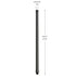 Kichler 24 inch Male Female Riser in Black Brass Finish Model: 15513BKB