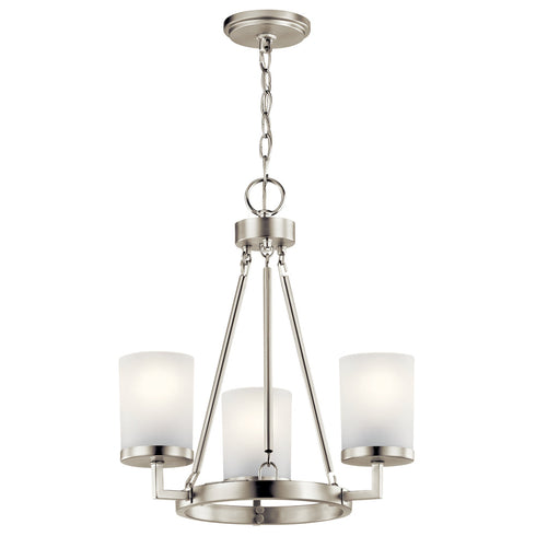 Kichler 3 Light Chandelier Model: 44039NI