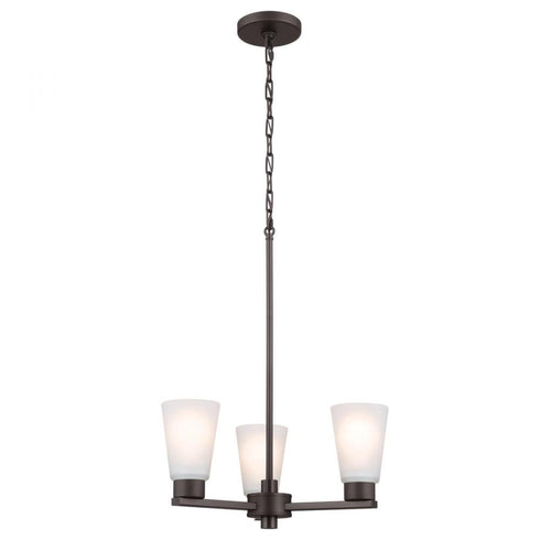 Kichler 3 Light Chandelier Model: 52435OZ