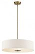 Kichler 3 Light Pendan Semi Flush Model: 42121BK
