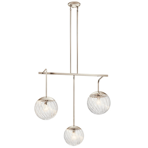 Kichler 3 Light Pendant Model: 44131PN