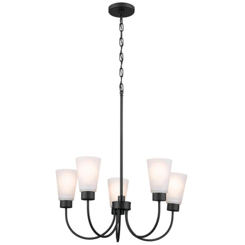 Kichler 5 Light Chandelier Model: 52443BK