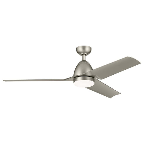 Kichler 54 Inch Fit Fan in Painted Brushed Nickel Finish Model: 310254NI