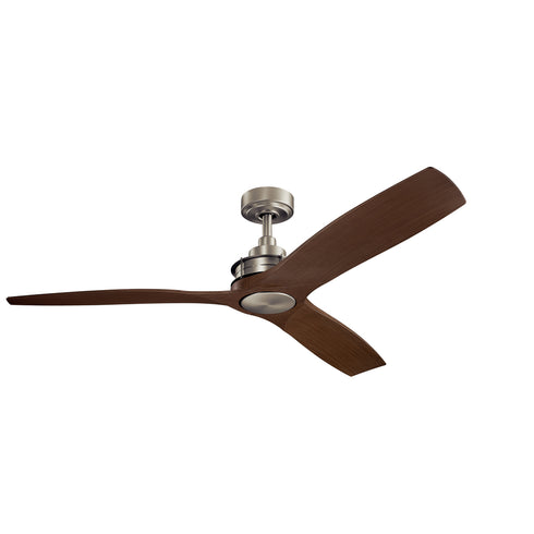 Kichler 56 Inch Ried Fan in Anvil Iron Finish Model: 300356AVI