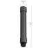 Kichler 6 inch Male Female Riser in Black Brass Finish Model: 15510BKB