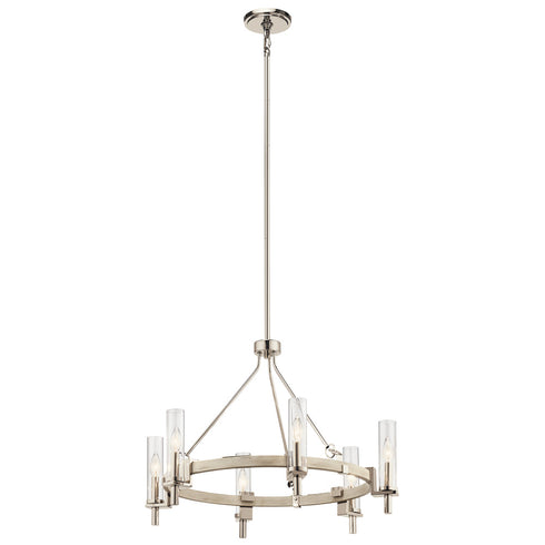 Kichler 6 Light Chandelier Model: 44284WWW