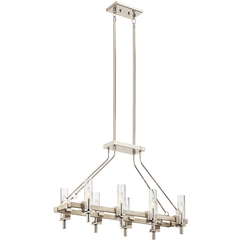 Kichler 6 Light Linear Chandelier Model: 44285WWW