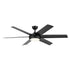 Kichler 60 Inch Mint Ceiling Fan with Glass Diffuser in Brushed Nickel with Silver Blades Model: 310260NI