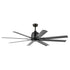 Kichler 65 Inch Breda Fan in Brushed Nickel Finish Model: 310265NI
