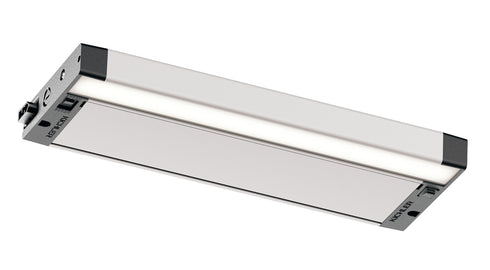 Kichler 6U Series LED 6U 12 Inch 2700 3000K LED Cabinet Light Textured Nickel in Nickel Textured Finish Model: 6UCSK12NIT