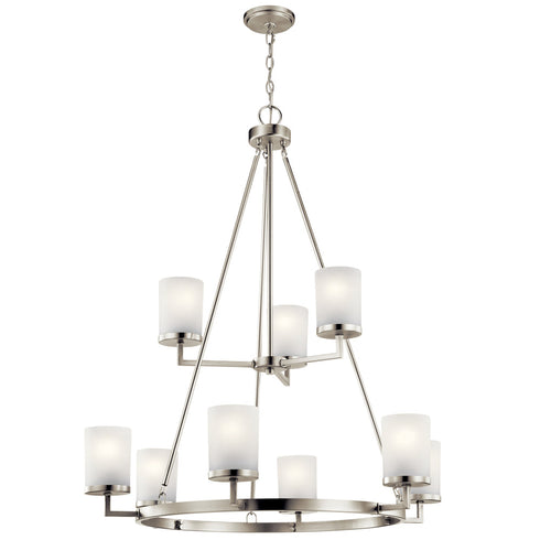 Kichler 9 Light Chandelier Model: 44037NI