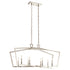 Kichler Abbotswell 8 Light Linear Chandelier Model: 43494BK