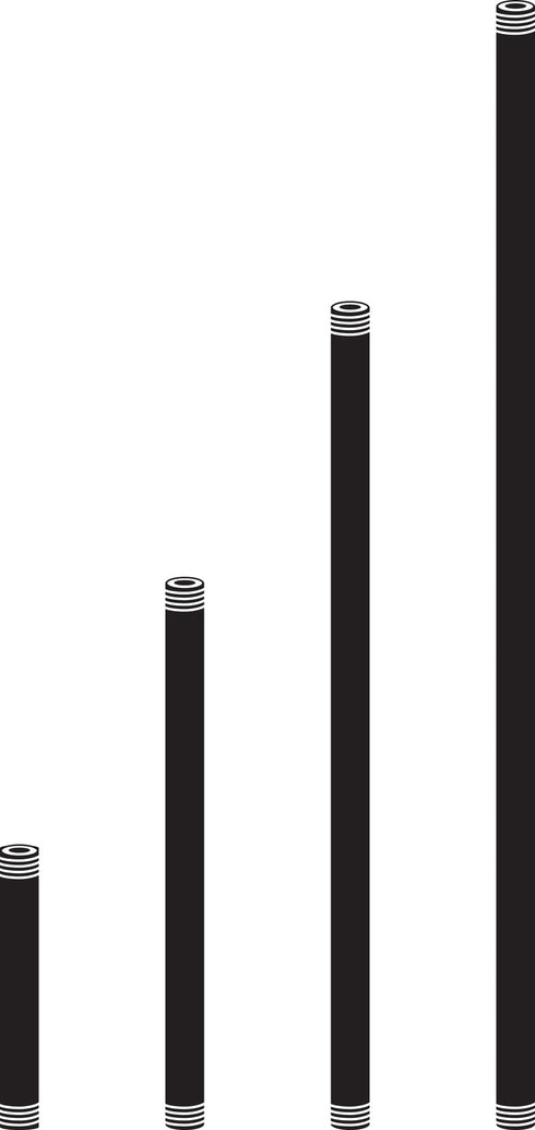 Kichler Accessory 6 Inch Riser Stem Model: 15645AZT