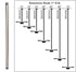 Kichler Accessory Fan Down Rod 48 Inch Model: 360004BSS