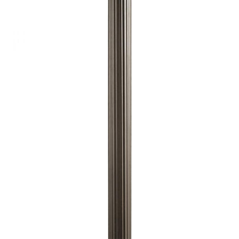 Kichler Accessory Outdoor Fluted Post in Black Finish Model: 9595BK