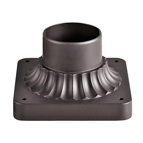 Kichler Accessory Pedestal Mount in Architectural Bronze Finish Model: 9592AZ