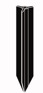 Kichler Accessory Stake Bollard Mount Model: 15578BK