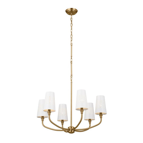 Kichler Adeena 6 Light Chandelier Model: 52508BK