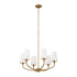 Kichler Adeena 6 Light Chandelier Model: 52508BK