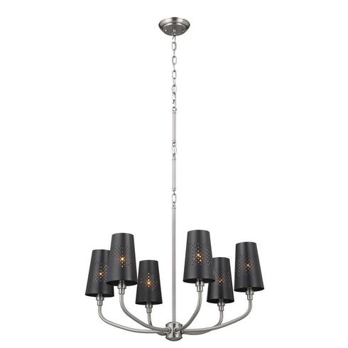 Kichler Adeena 6 Light Chandelier Model: 52508BK