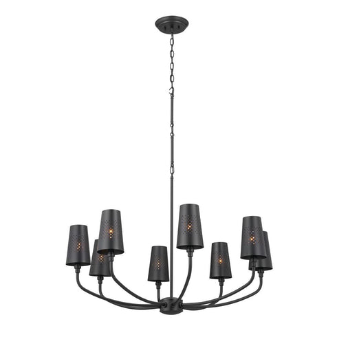 Kichler Adeena 8 Light Chandelier Model: 52509BK