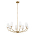 Kichler Adeena 8 Light Chandelier Model: 52509BK