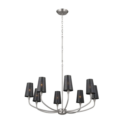 Kichler Adeena Chandelier 8 Light in Classic Pewter Finish Model: 52509CLP