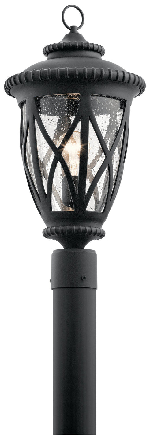 Kichler Admirals Cove 1 Light Outdoor Post Mt Model: 49849BKT