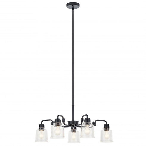 Kichler Aivian™ 30 Inch 5 Light Chandelier With Model: 52398BK