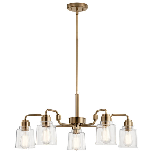 Kichler Aivian™ 30 Inch 5 Light Chandelier With Model: 52398WBR