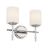 Kichler Ali 2 Light Bath Model: 55141BK
