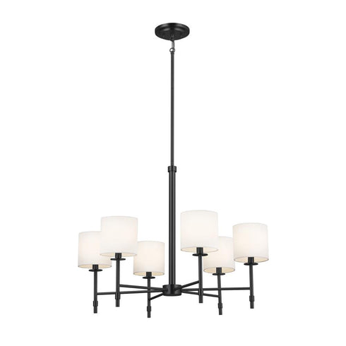 Kichler Ali 6 Light Chandelier Model: 52500BK