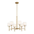 Kichler Ali 6 Light Chandelier Model: 52500BK